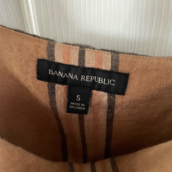 Banana Republic Tan and Black Striped Camisole - Picture 2 of 3
